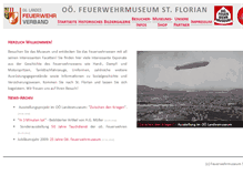 Tablet Screenshot of feuerwehrmuseum-stflorian.at
